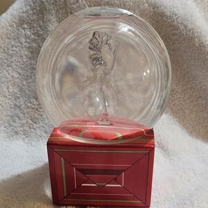 Vintage Neiman Marcus Winter Wonderland Snow Globe Music Box Holiday Dept 56